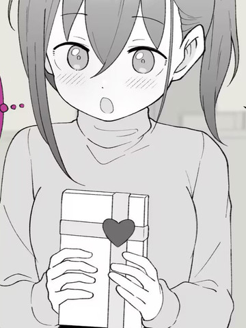 变成女生之后因为不知道女生是怎么送巧克力而汗流浃背的老弟